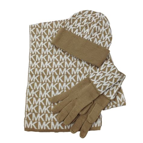 michael kors hat and gloves set for women|Michael Kors winter scarves.